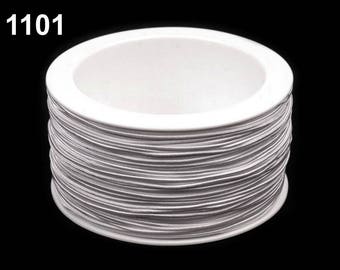 3 m elastic round 1.2 mm white 1101