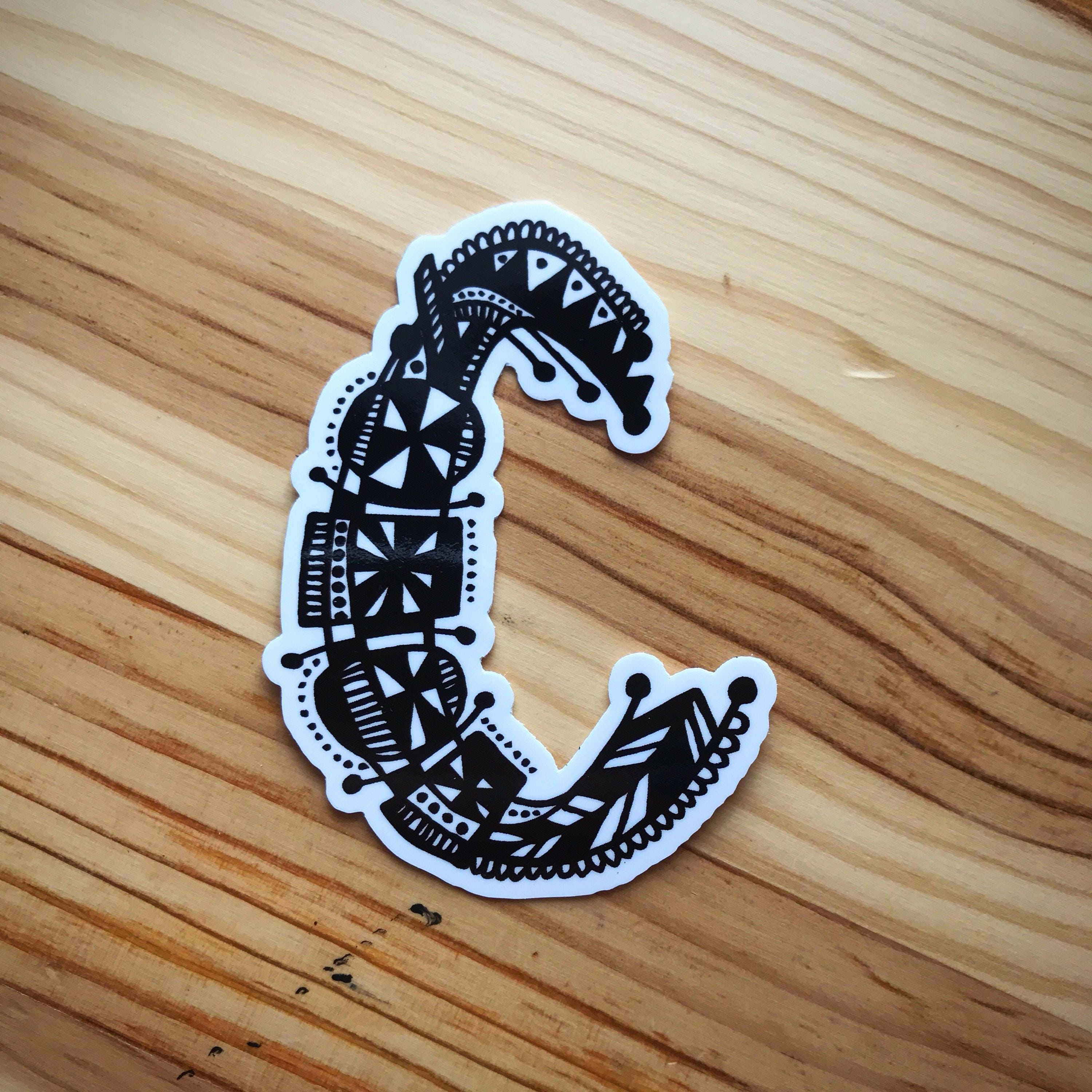 Letter C Sticker