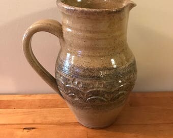 Large Stoneware Pitcher