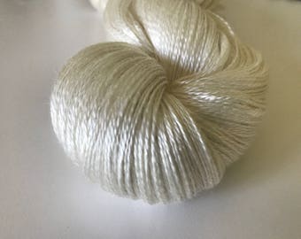 Natural Silk Lace Yarn (Cone or Hank)