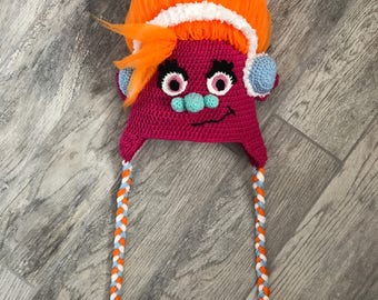 DJ Suki Troll hat, Trolls, Poppy, Branch, Halloween costume, Christmas gift