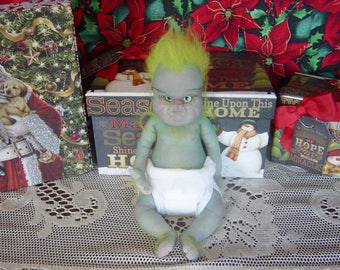 silicone grinch baby