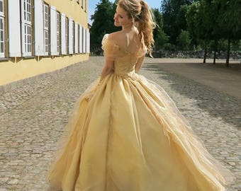 Princess Belle Gown - Beauty and the Beast Costume Ball Dress