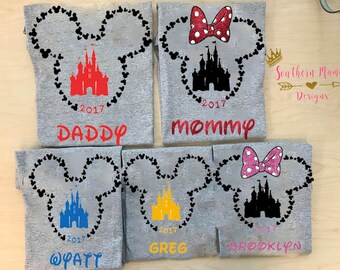 Disney Family Shirts-Disney Matching Shirts-Disney Family Matching Shirts-Mickey Shirts-Minnie Shirts-Cute Family Disney Shirts
