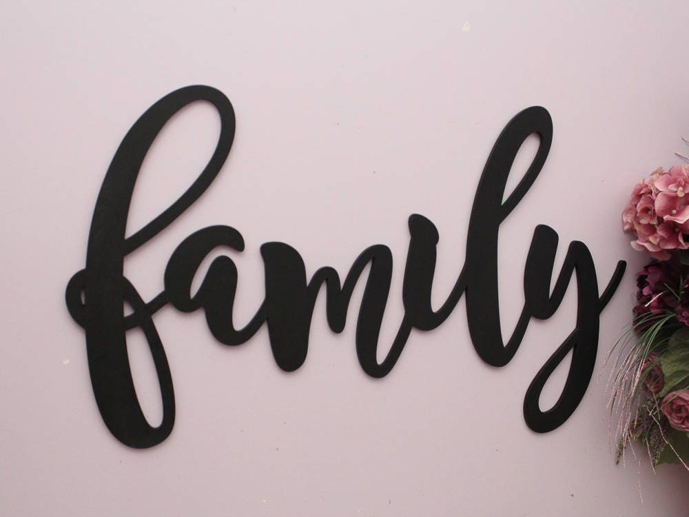 Family Wood Letters Personalized Large Wooden Letter