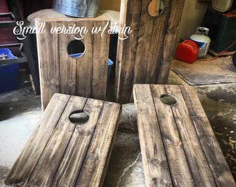 Rustic Cornhole/Beanbag toss
