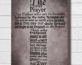 Lord's Prayer Wall Decal Home Prayer Decal Family Room