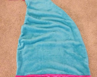 Mermaid Tail Minky Blanket, Child Mermaid Tail Blanket, Toddler Mermaid Blanket, Girl Mermaid Blanket, Mermaid Blanket
