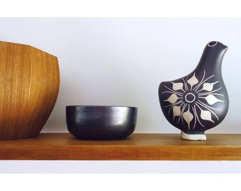 Heath Ceramics Gunmetal Ashtray / Hold-All - California USA Pottery
