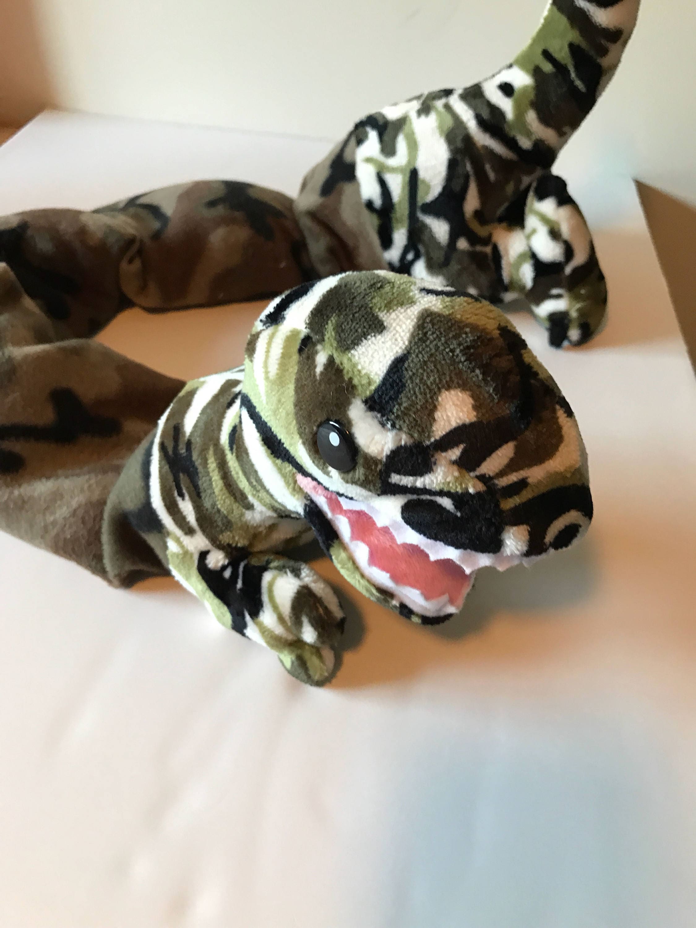 weighted dinosaur stuffed animal