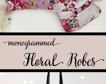 Cotton Robes, Personalized Robes, Getting Ready Robes, Bridesmaids Robe