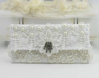 Foldover Clutches, Clutch Purse, Bridal Clutch Purse, Lace Bridal Clutch, Bridal Clutch Bag, Evening Clutch Purse, Purse, Wedding Purse