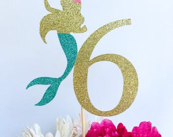 Mermaid cake topper | Ariel cake topper | The little mermaid cake topper | Under the sea cake topper | Disney princess | Mermaid party