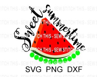 Free Free 165 Sweet Summertime Watermelon Svg SVG PNG EPS DXF File