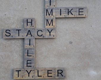 Scrabble Letters for wall