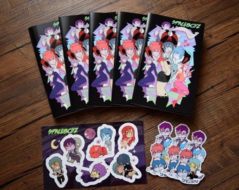 A5 Spaceboyz 2017 Zine, Spaceboyz 2016 Zine 1 & 2, Yaoi Zine, Art Zine