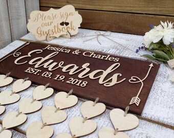 3D Modern Guestbook Guest Book Hearts Landscape 3D Modern Guestbook Guest Book Hearts Landscape