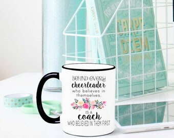Cheerleading Coach Mug, Cheer Coach Mug, Cheerleading Coach Gift, Cheer Coach Gift, Cheer Gift, Coach Gift, Coach Mug, Coach Appreciation