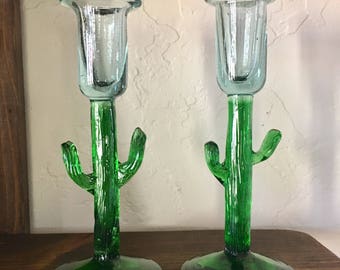 Cactus candle holder | Etsy