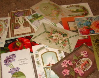30 Vintage Postcard Lot (CRAFT LOT #6)