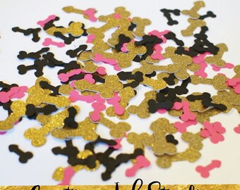 Penis Decorations, Penis Party Decor, Penis Confetti, Gold Penis Confetti, Bachelorette Party Decor, Penis Bunting