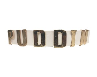 Puddin Choker Harley Quinn Suicide Squad Movie White Leather Costume Prop Accessory Cosplay Puddin' Collar Pudding Necklace Gift Hi Quality