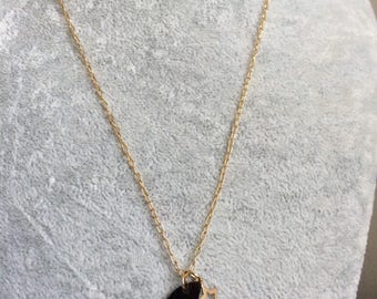 Swarovski Crystal Crescent Moon And Gold Star Necklace, Gold Filled - FREE DELIVERY*