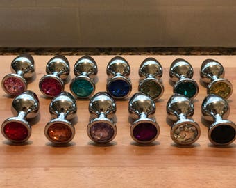 MEDIUM Butt Plug Anal Plug Sex Toy Jeweled Butt Plug Metal Butt Plug Dildos Cosplay Mature Bdsm Toys bdsm plug Princess