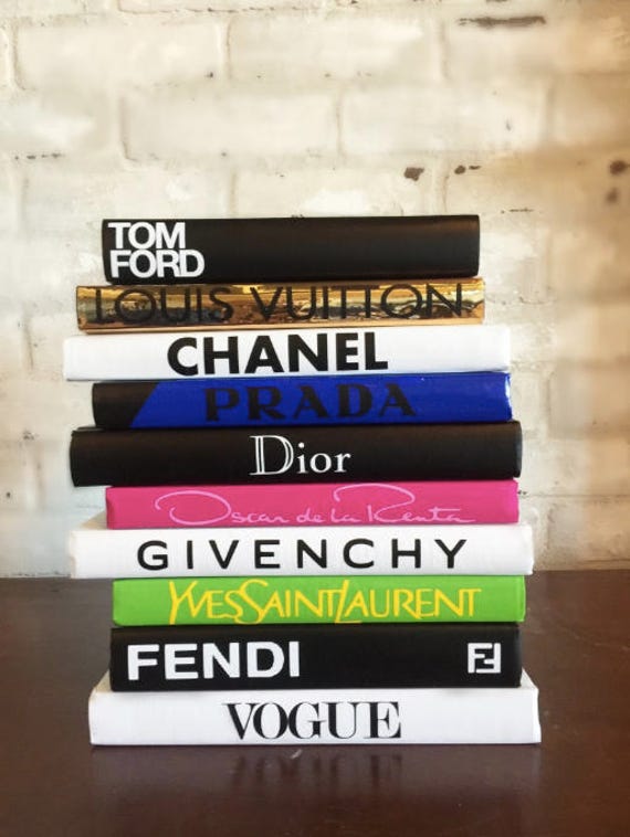 DESIGNER BOOK SET 10 Books Chanel Tom Ford Louis Vuitton