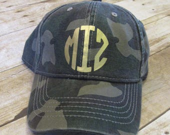 Ladies Monogorammed Hat, Vinyl Monogrammed Hat, Ladies Hat, Women's Hat, Monogrammed Baseball Cap