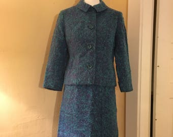 Wool skirt suit | Etsy