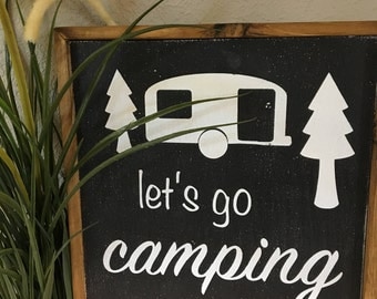 Lets go camping | Etsy