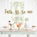 Talk 40 to me Banner 40th Birthday Decoration 40 and