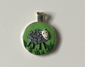 Black and white sheep