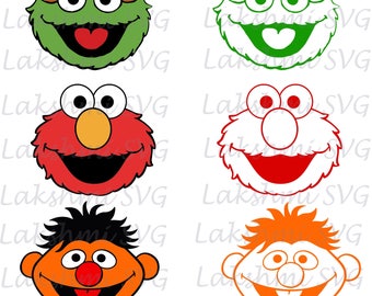 Sesame street svg | Etsy