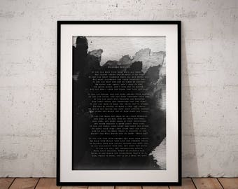 If by Rudyard Kipling Poem Quote Printable