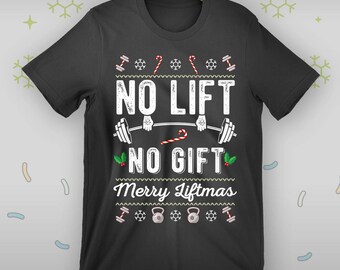 lifting christmas shirts