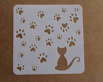 Cat stencils | Etsy