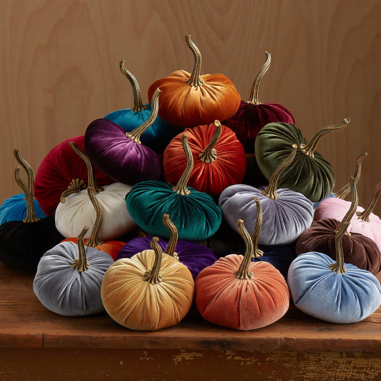 WHOLESALE listing Velvet Pumpkins MINIMUM 24 pieces