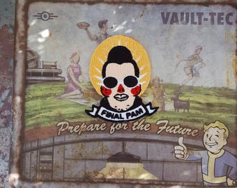 Fallout Monster Factory Final Pam embroidered patch