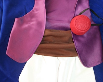Aladdin Costume - 12 months to 3T - Infant and Toddler 4 Piece Outfit