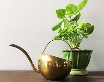 Modern Brass Watering Can / Long Spout Can