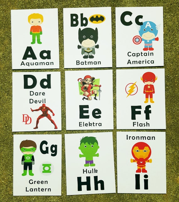 superhero learning toys