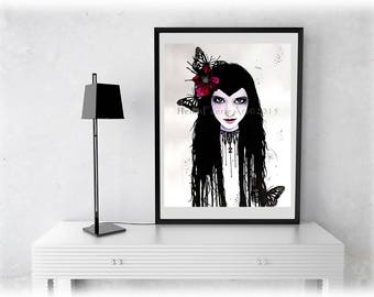 Gothic Wall Decor gothic wall art | etsy Gothic Wall Decor gothic wall art | etsy