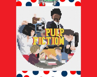 Pulp Fiction Movie Modern Cross Stitch Pattern Download