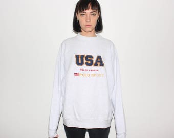 90s Ralph Lauren Polo Sport USA Sweatshirt