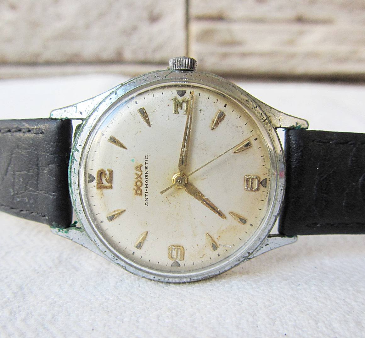 Vintage Swiss Made Watch Doxa Mens Wrist Watch Retro Watch