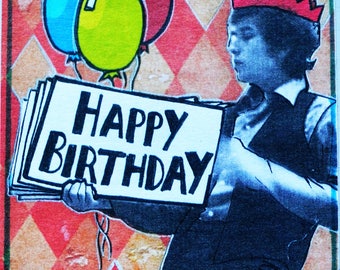 NEW! Ltd Edition Bob Dylan Birthday Card