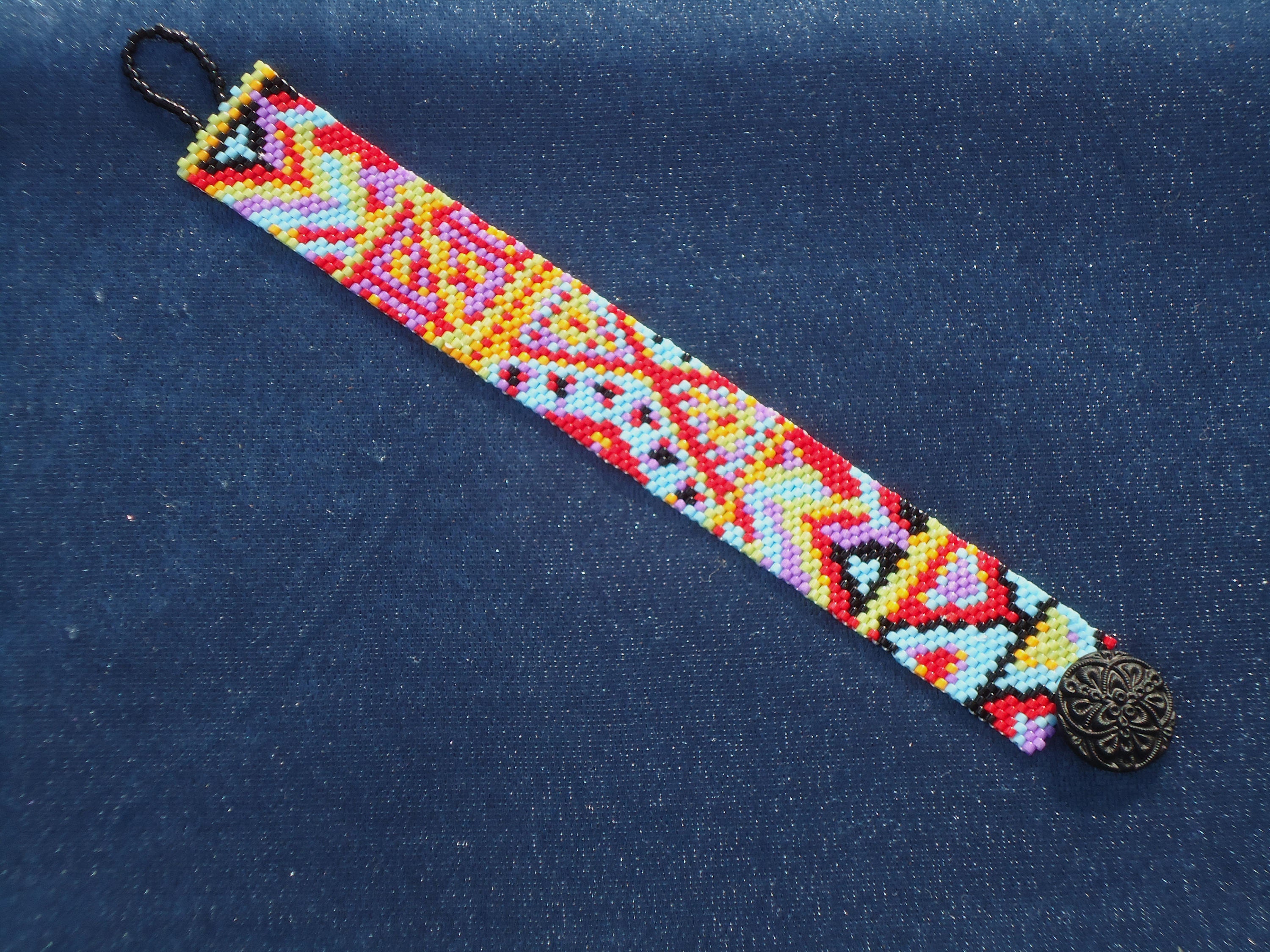 Beaded bracelet Peyote bracelet Seed bead bracelet Native