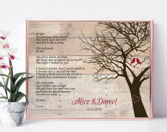 Wedding Song Lyric Art, Wedding Gift, First Dance Song, First Dance Lyrics, Anniversary Gift, Custom Art Print Song Lyrics